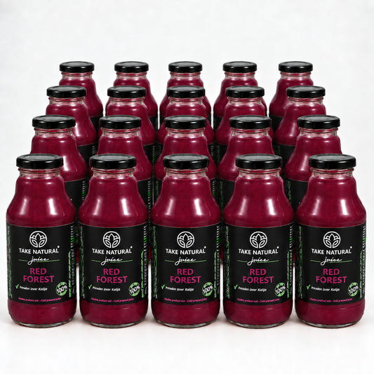 TAKE NATURAL – RED FOREST cold-pressed juice – pack of 20 × 330 ml