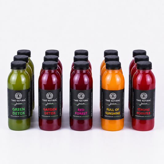 Trodnevni BASIC DETOX program hladno prešanih sokova – 15 × 500 ml
