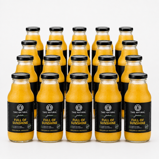 TAKE NATURAL – FULL OF SUNSHINE hladno prešani sok – paket 20 × 330 ml