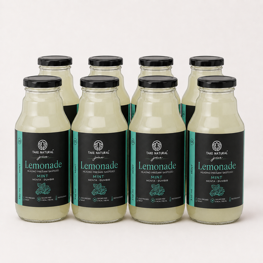 MINT - limunada s mentom i đumbirom – paket 8 × 330 ml